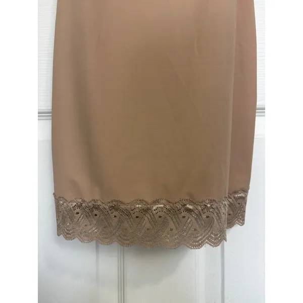 NWT JoyShaper Beige Open Bust Shapewear Lace Slip Dress Medium - Image 7