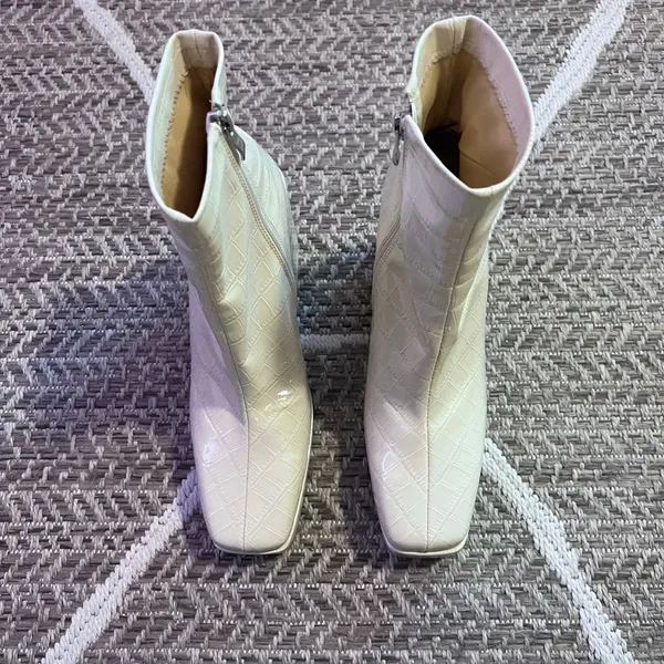 Vivianly Chunky Heel Ankle Boot Sz 9 - Image 3