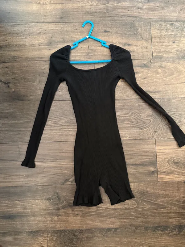 Long sleeve black romper Size XS - Image 4