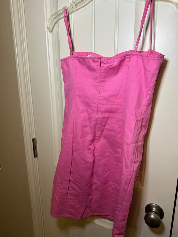 ASTR Hot Pink Mini Dress - Image 2