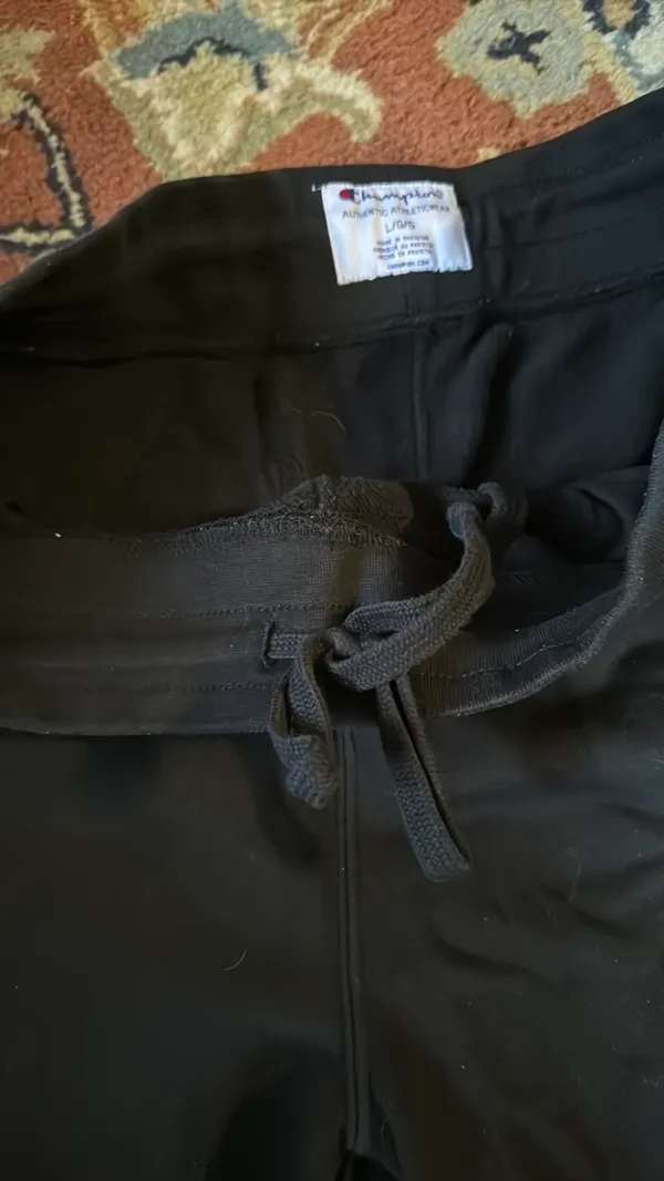 Champion Black Sweatpants - Image 2