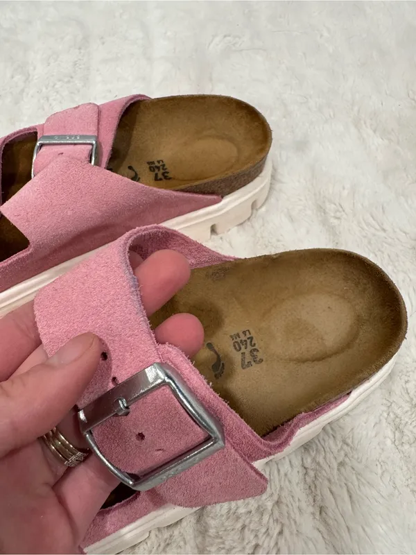 Papillilo by Birkenstock Arizona Chunky Suede Sandal - Image 8
