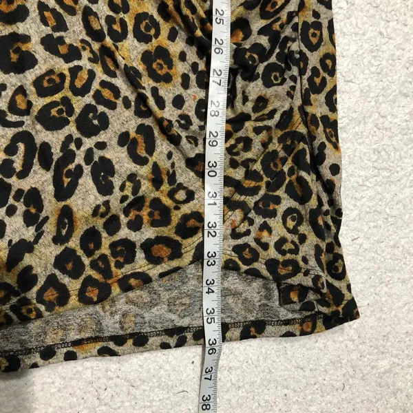 Francesca's June & Ivy Tammy Ruched Leopard Luxe Mini Dress Medium Night‎ Out - Image 13