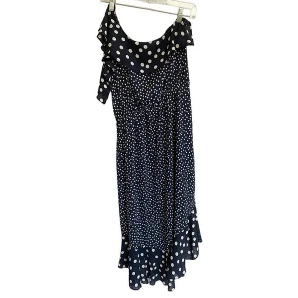 A NEW DAY Women's Polka Dot One Shoulder Midi Dress - L‎ - Image 9