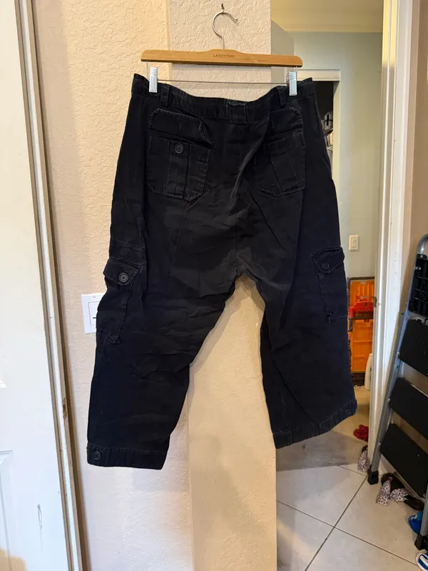 GAP Factory Black Cargo Pants Size 20 - Image 5