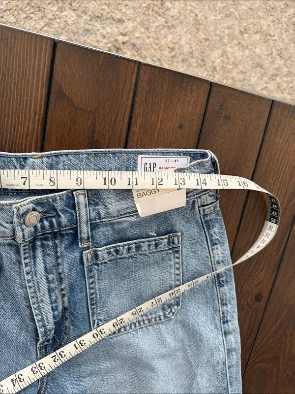 Gap Baggy Style Jeans Women’s Size 27 NWT Relaxed Denim - Image 7