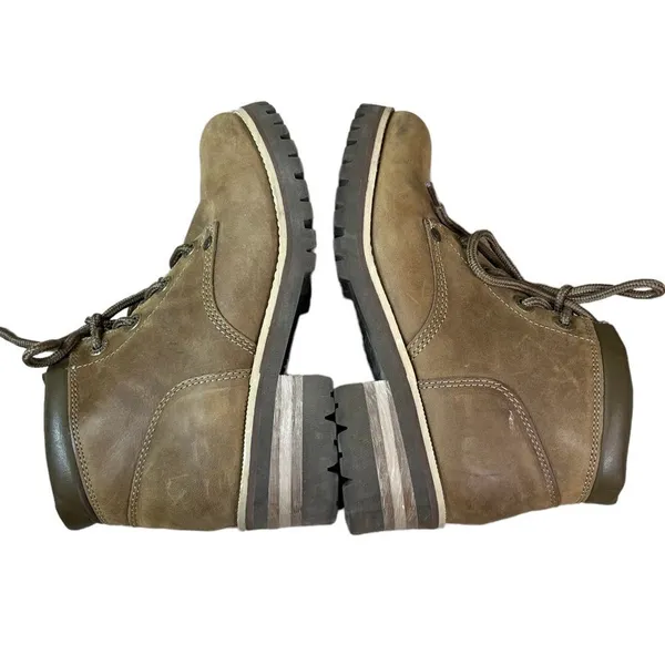 ‎Skechers Brown Leather Lace Up Ankle Boots - Image 5