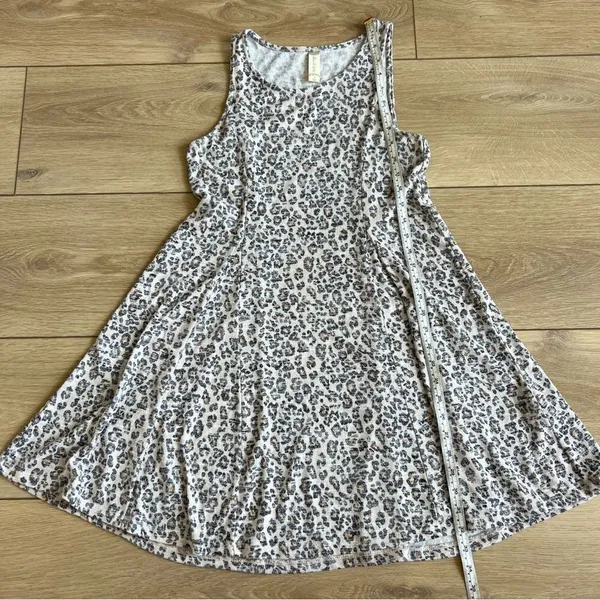Altar’d State Leopard Print Full A-Line Sleeveless Stretch Mini Dress Small - Image 8