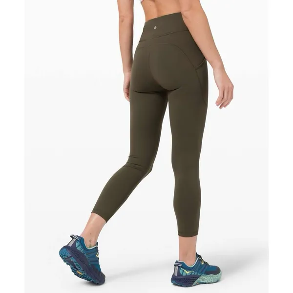Lululemon Invigorate High Rise Tight 25” Leggings In Dark Olive Women’s Size 10 - Image 2