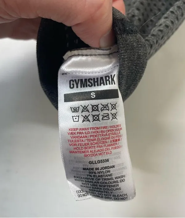Gymshark Vital Seamless 2.0 Leggings Charcoal Marl Size Small - Image 5
