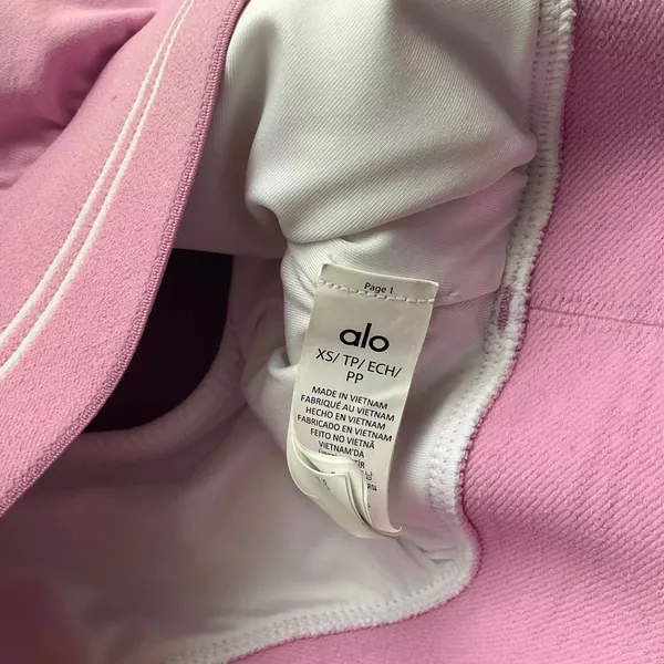 Alo Yoga Airbrush Better Together Bra Candy Heart Pink XS - Image 3