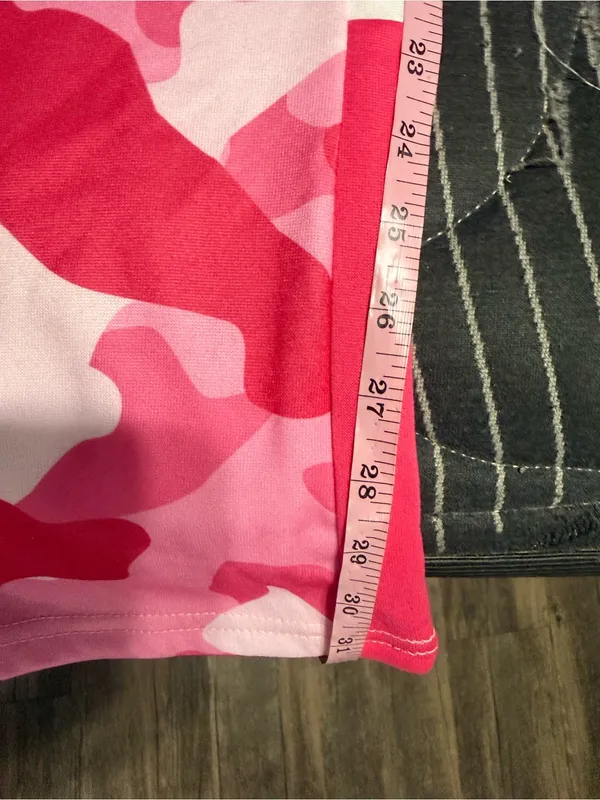 Nfinity Men’s SHEIN plus size Pink Camo Graphic pants size 6XL - Image 10