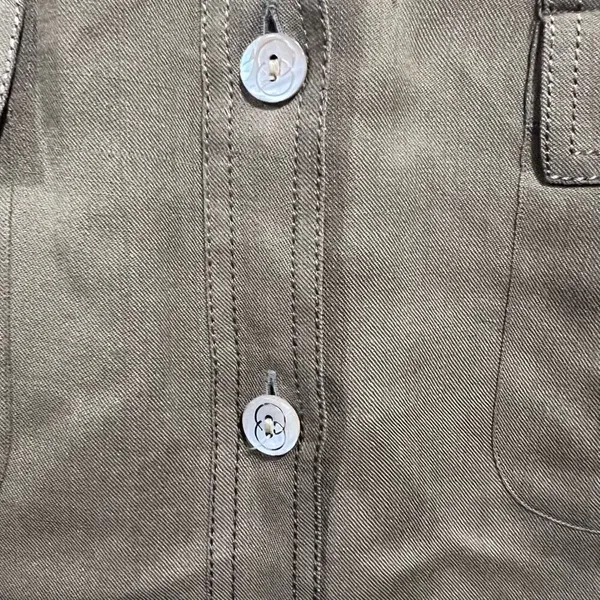VINTAGE Gucci (1970’s) Military Button Down Top - Image 6