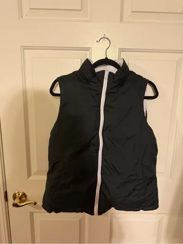 Big Chill Black Puffer Vest White Size L - Image 3