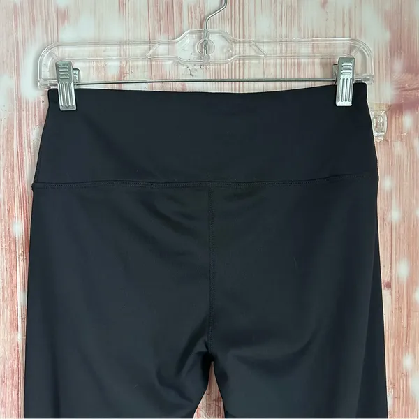 Z By Zella Black Cropped Mid Rise Athletic Leggings Size M - Image 7