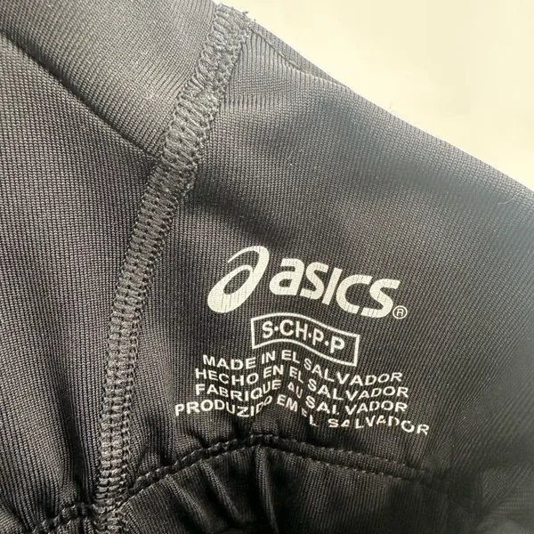 Asics Size Small Tank Black White Racerback‎ Activewear Gym Running Athleticwear - Image 3