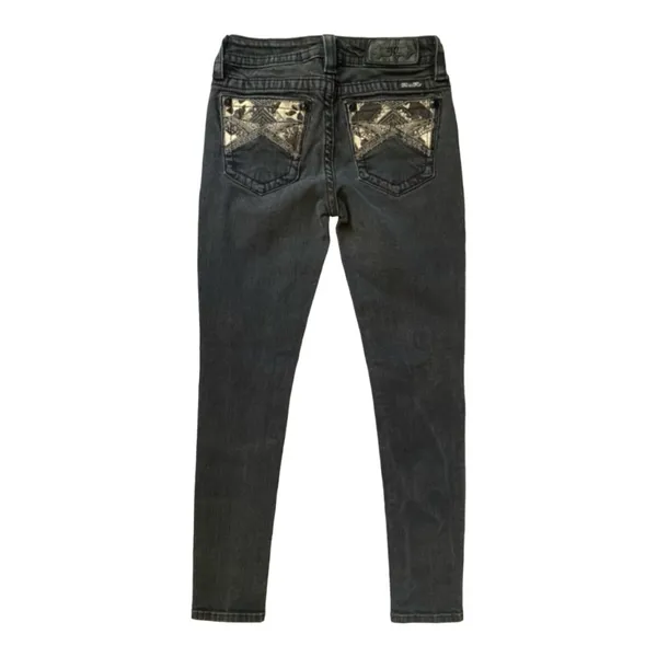 Miss Me Skinny Jeans Style no: MY736253 Color: BLK 01‎ Inseam 30 - Image 2