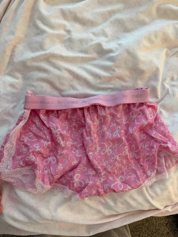 Pink LoveShack Fancy Sleep Shorts - Image 3