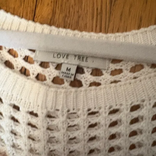 Love tree white sweater - Image 3
