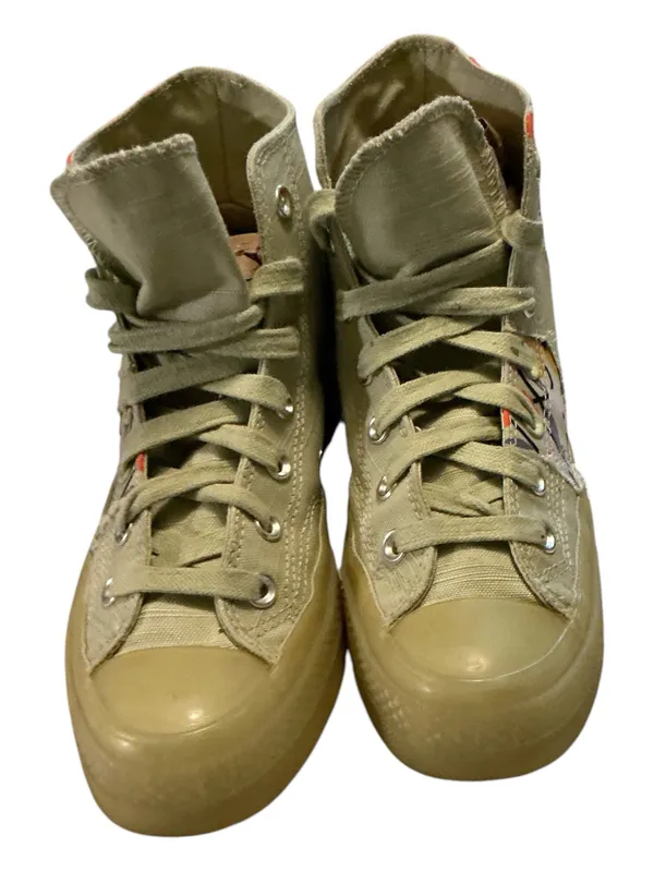 Converse Chuck 70 High "We Are Stronger Together" Floral Patchwork Sneakers - Size Women's 6.5 / Men's 4.5n - Image 2