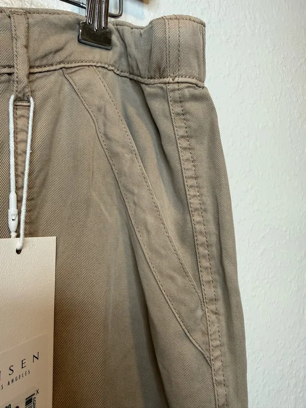 Risen Jeans Los Angeles The Carly Cargo Pants Taupe Wide Leg Size 2XL 90s Grunge - Image 7