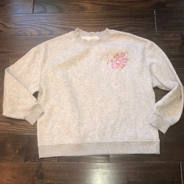 Cowgirl era grey sweatshirt size XLarge - Image 2