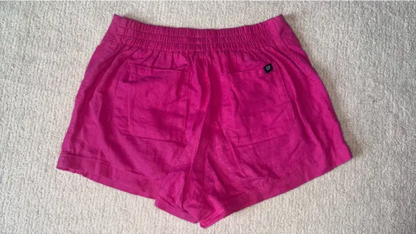 Pink Gap Linen Shorts - Image 2