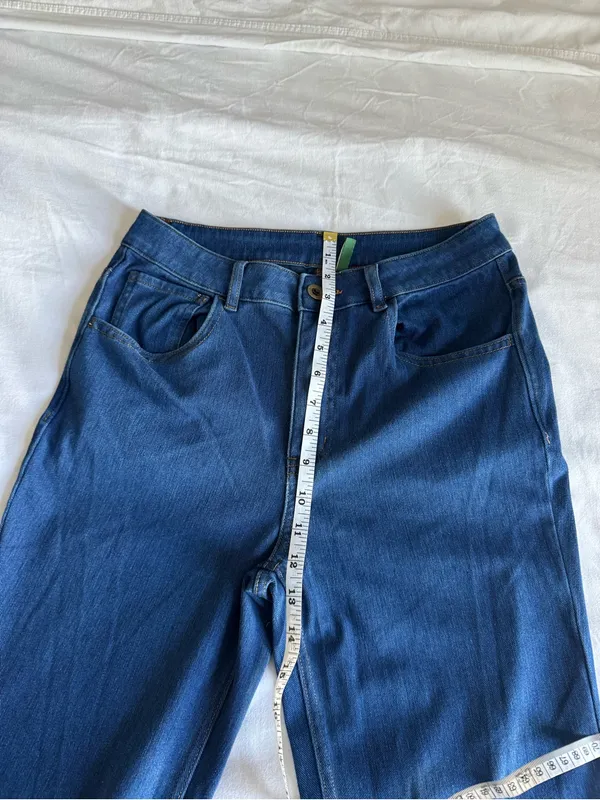 HALARA Flex Denim Mid Rise Pockets Casual Bootcut Flare Jeans Medium Regular - Image 9
