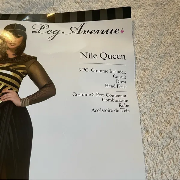 NEW Leg Avenue Nile Queen Cleopatra Isis Goddess Costume Size 3X/4X - Image 7
