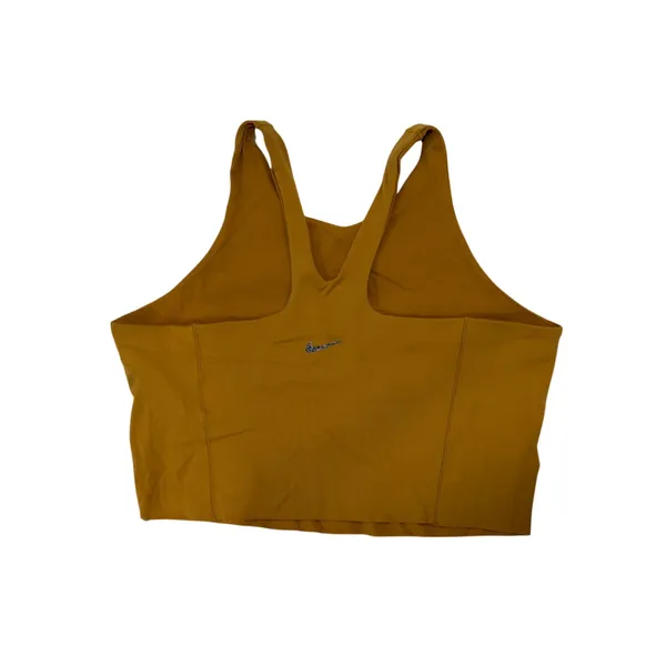 NIKE Mustard Tank Light Seamless Crop Athletic Top Womens Large NWOT - Image 5