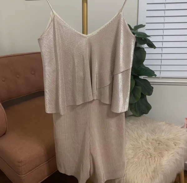 Illa Illa Gold Shiny Romper - Image 2