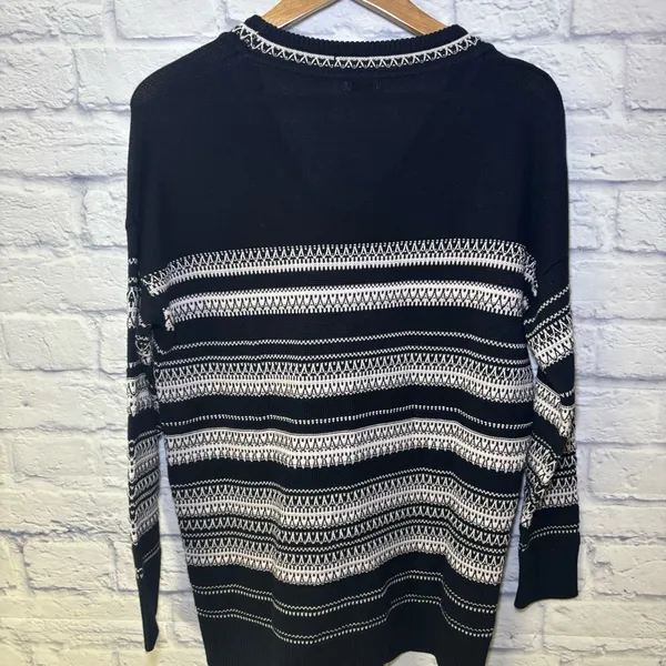 Vince women’s Small oversized long sleeve v-neck sweater shirt Cotton Casual - Image 7