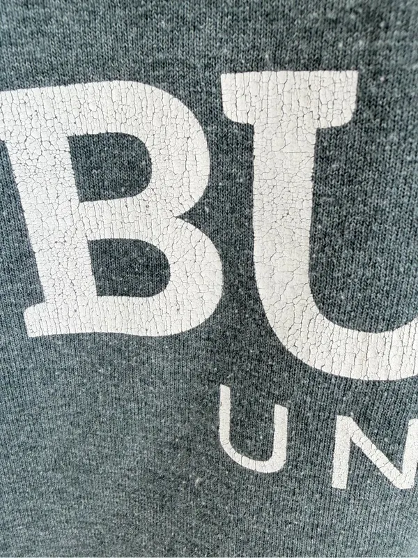 Butler University Bulldogs Off-Shoulder T-Shirt Gray College Tee - Image 13