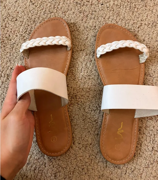 Braided double strapped sandals  - Image 2