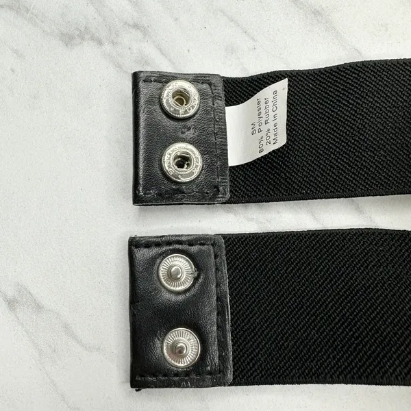NWT Francesca's Beaded Bow Stretch Cinch Belt Small/Medium (S/M) Black ✨ - Image 11