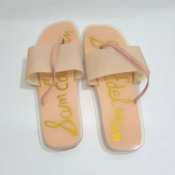 Sam Edelman‎ Luciana Flats Slip On Jelly Sandals Womens 10 Blush Pink - Image 3