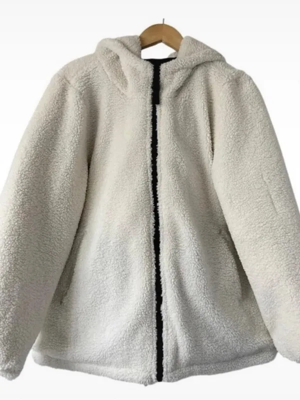 Koolaburra by UGG Reversible Sherpa Puffer Jacket Women’s L Black Cream Size L - Image 3