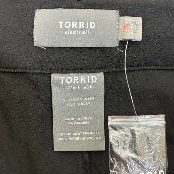 NWT Torrid Black Pleated Shorts Size 18‎ - Image 7