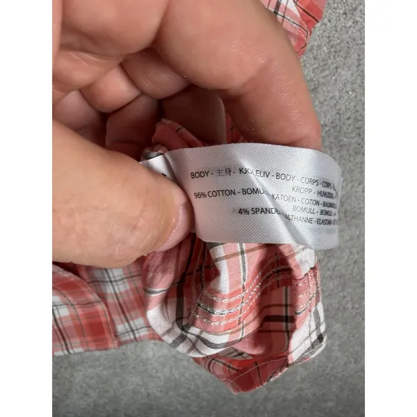 Ariat Rebar Made Tough DuraStretch Womens Work Shirt Red Plaid Long Sleeve M - Image 7