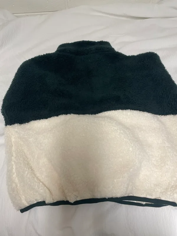 Francesca’s Fleece Fuzzy Quarter Button  - Image 5