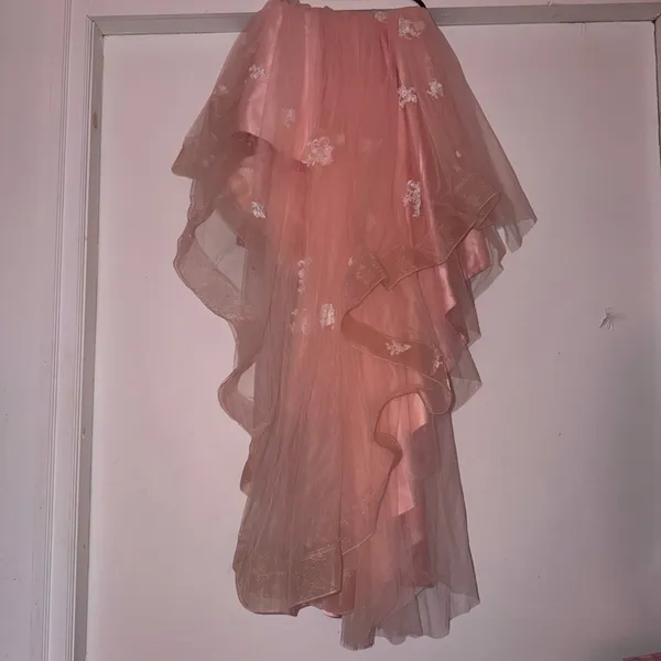 Pink Ball Gown/Prom Dress With Train - Image 7
