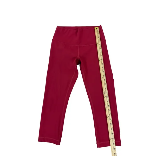 Lululemon Athletica Red Leggings Size 8 Womens Activewear - Image 5