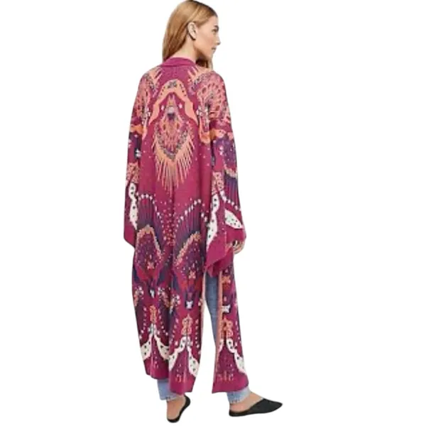 FREE PEOPLE boho maxi duster sweater, size M/L, NWT - Image 6