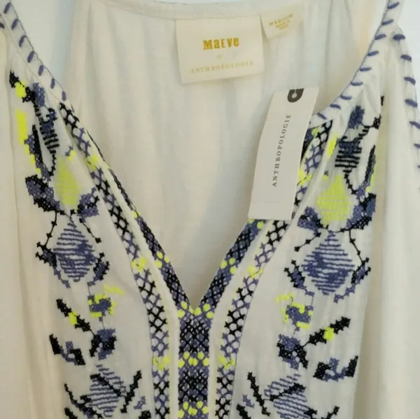 Anthropologie New Ob Halter Emb Deco Babydo - Image 2