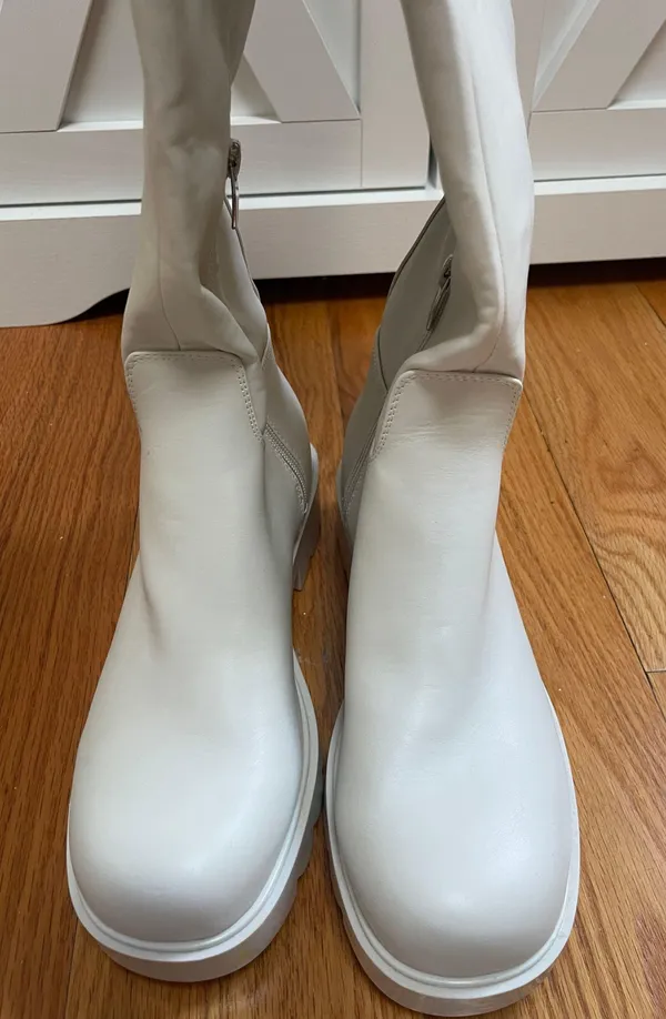 Nine West Tall White Boot - Image 3
