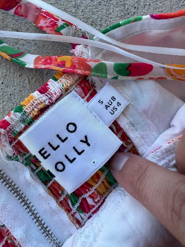 Hello Molly Daily Glam Romper‎ Floral Dress Like Women's 4 Summer - Image 15