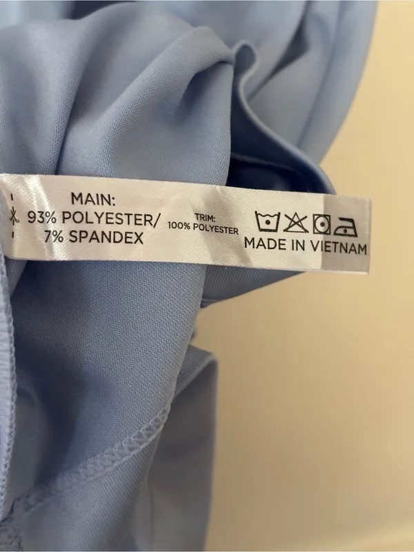 Tuckernuck Light Blue Short Sleeve Performance Jersey Alcott Golf Dress Medium - Image 7