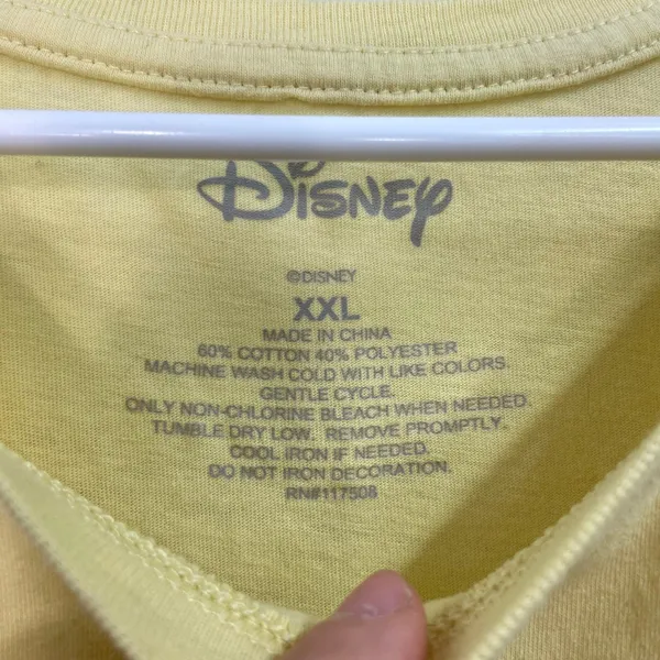 Disney women's yellow Winnie the Pooh Piglet‎ Tigger Eeyore casual tshirt cotton - Image 4