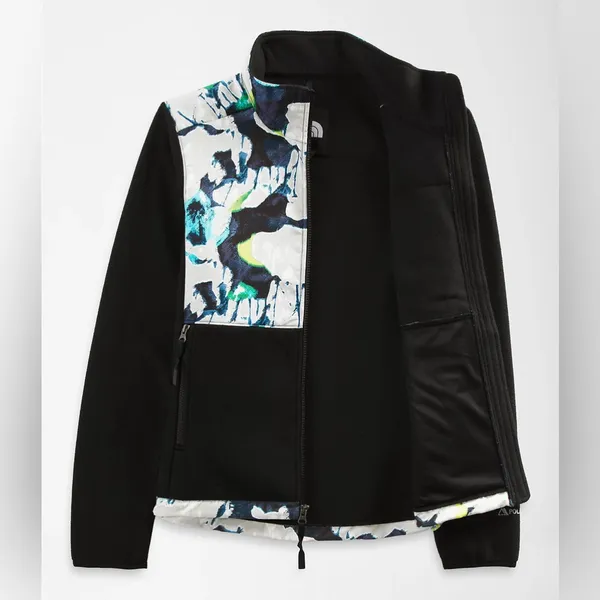The North Face Women’s Plus Denali‎ Fleece Jacket TNF Black Print Sz 1X NWOT - Image 3