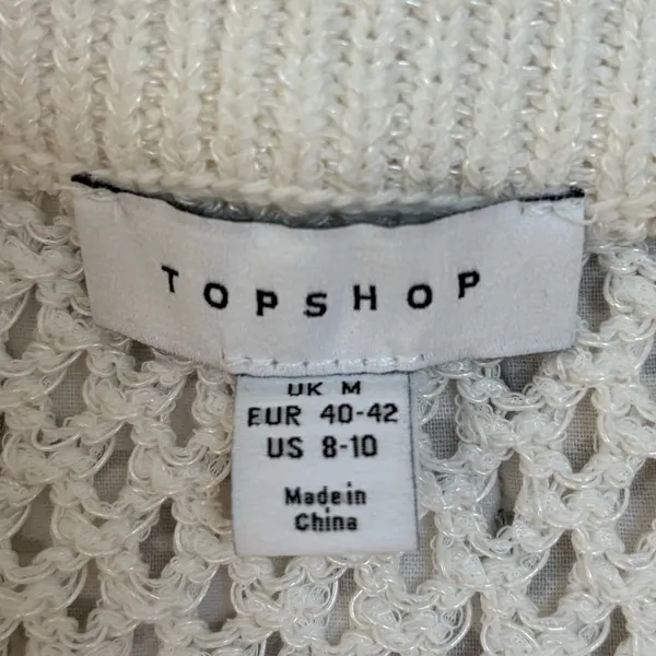 Topshop Crochet Maxi Skirt Elegant Colorful Crochet‎ Flowers NWOT Size 8 - 10 - Image 7